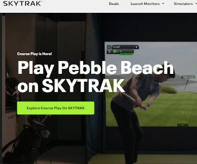 SkyTrak: Golf Simulator home golf room